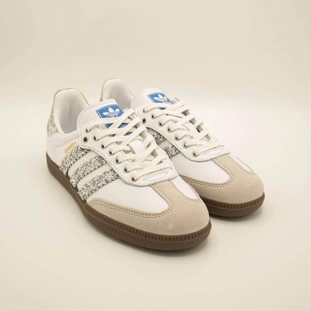 Adidas Samba Beige / Glitzer